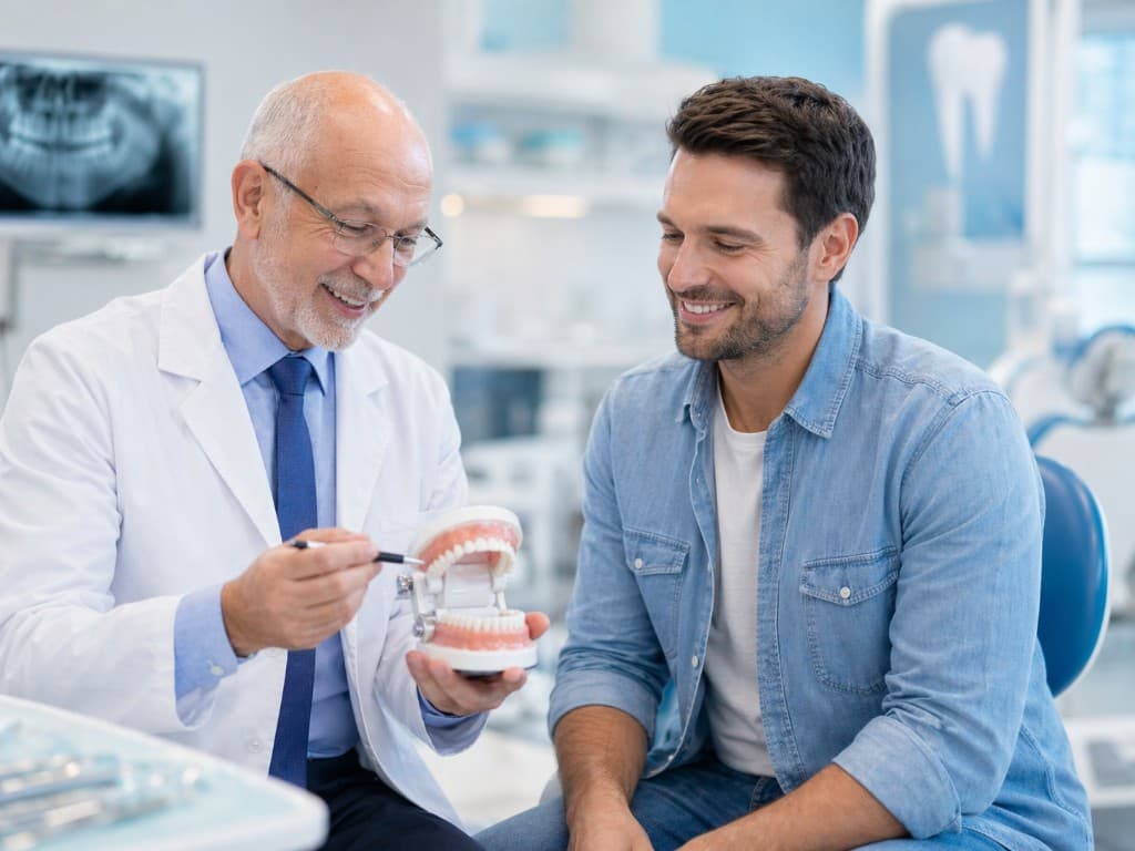 Beratung zu Implantaten und Zahnersatz