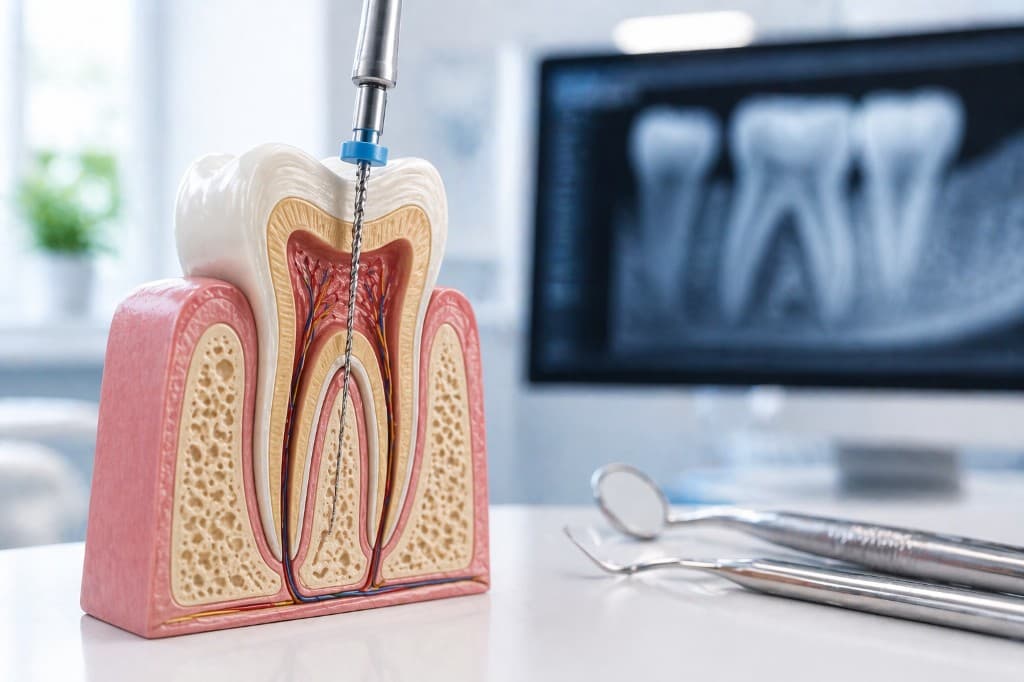 Was passiert bei einer Wurzelbehandlung?